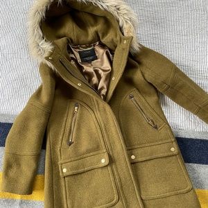 J.Crew Chateau parka in Italian stadium-cloth woo